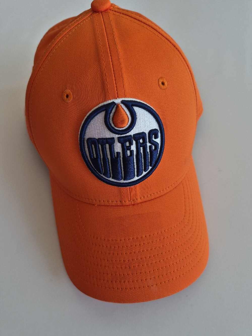 Fanatics Orange Flex Fanatic Edmonton Oilers NHL Team Baseball Cap